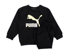 Puma sweatshirt and pants minicats crew jogger puma black